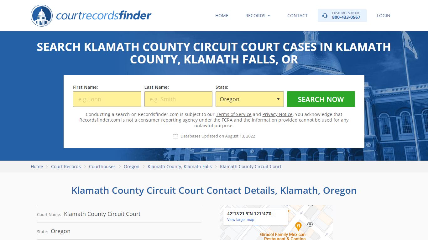 Klamath County Circuit Court Case Search - Klamath County ...